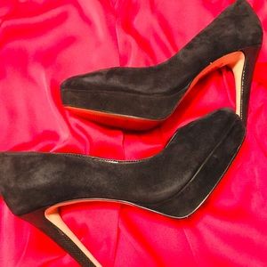 White House Black Market Suede High Heels
